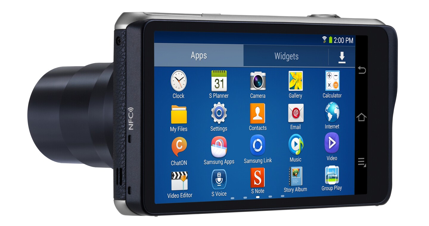 The Samsung Galaxy Camera 2 has a 1.6 GHz Quad-Core processor and 2 GB of RAM