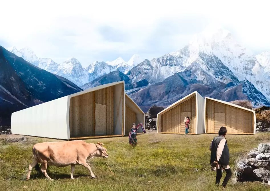 Following the severe earthquake that struck Nepal in 2015, Italian firm Barberio Colella ARC designed a disaster shelter dubbed Just a Minute for displaced Nepalese people. The shelter features some interesting ideas, including a concertina-like expandable structure that facilitates transportation