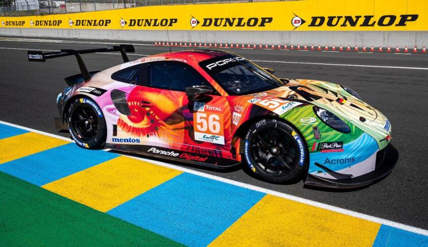 Race livery designed by pop artist Richard Phillips and implemented in Second Skin