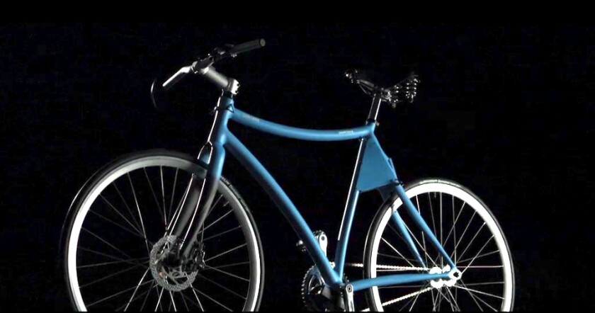 The Samsung Smart Bike was designed by Italian frame-builder Giovanni Pelizzoli and student Alice Biotti