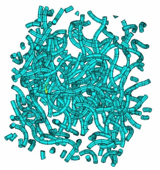 A new simulation method makes it possible to predict how a plastic wheel will respond to hitting the curb and negotiating bends. It entails calculating the position and curvature of the individual polymer fibers.