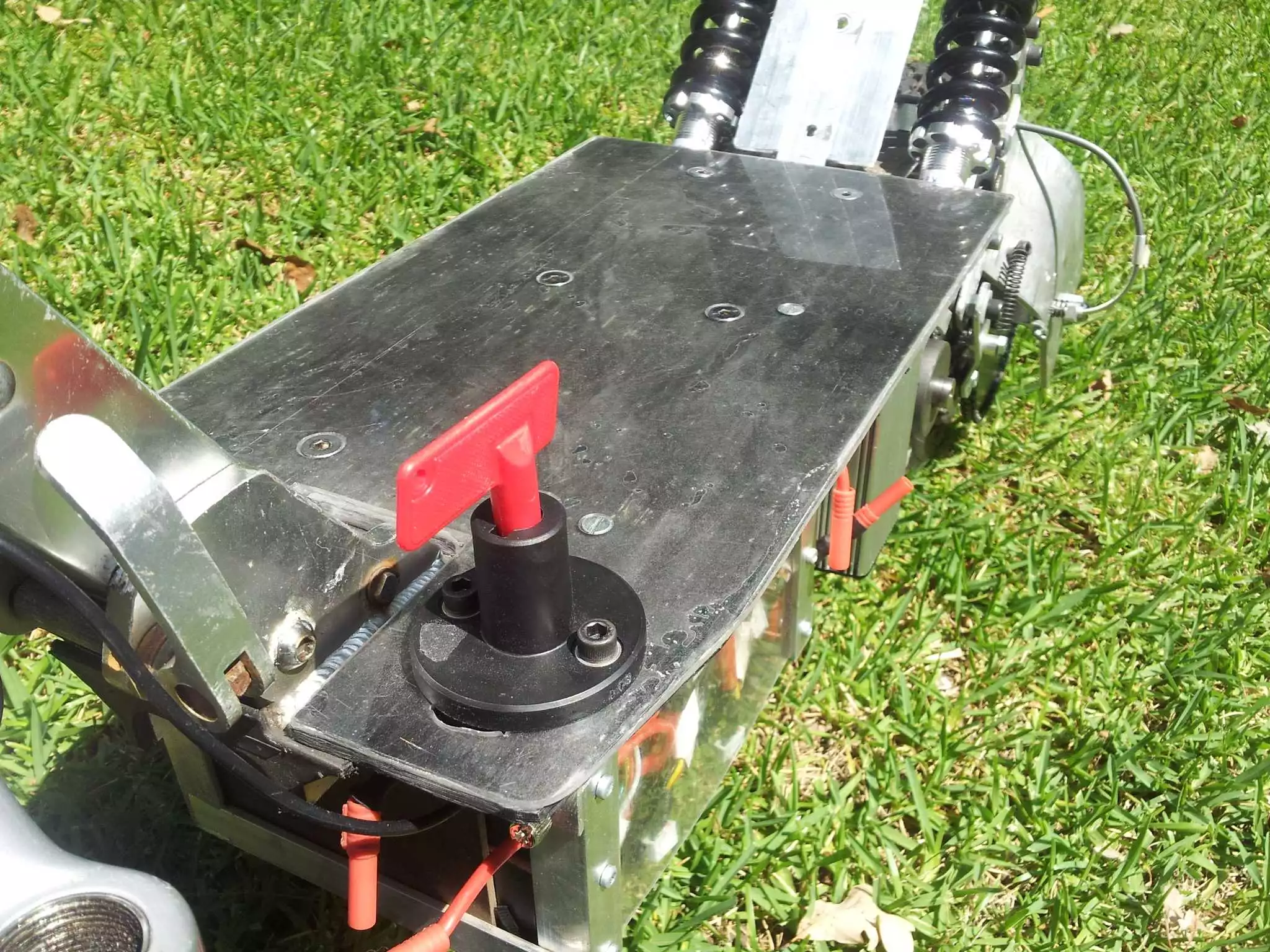 The scooter's Hella master power switch