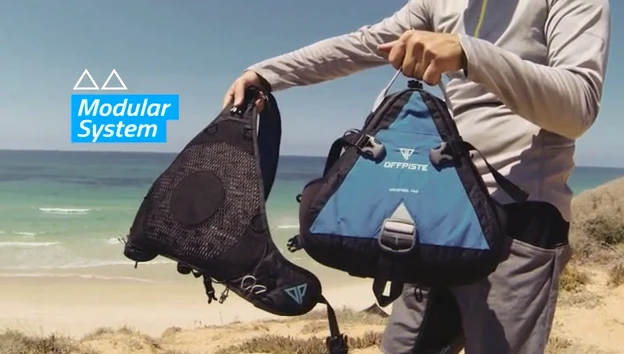 The harness is designed to work with several pack modules