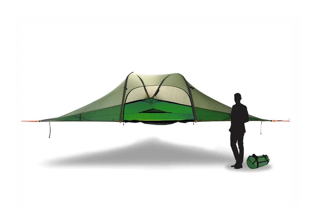 Tentsile recommends hanging the Stingray Lite 4 feet above the ground