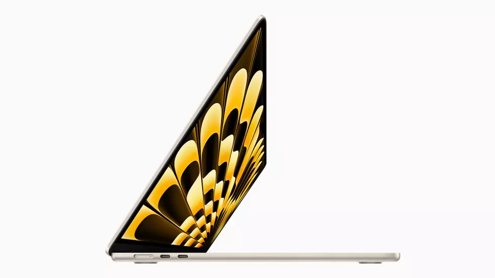 The 15-inch MacBook Air is just 11.5 mm thick, and offers up to 18 hours of battery life