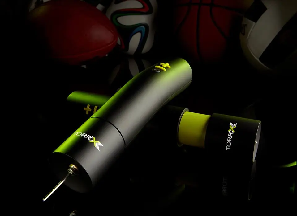 The TorrX is designed to take the guesswork out of pumping sports balls