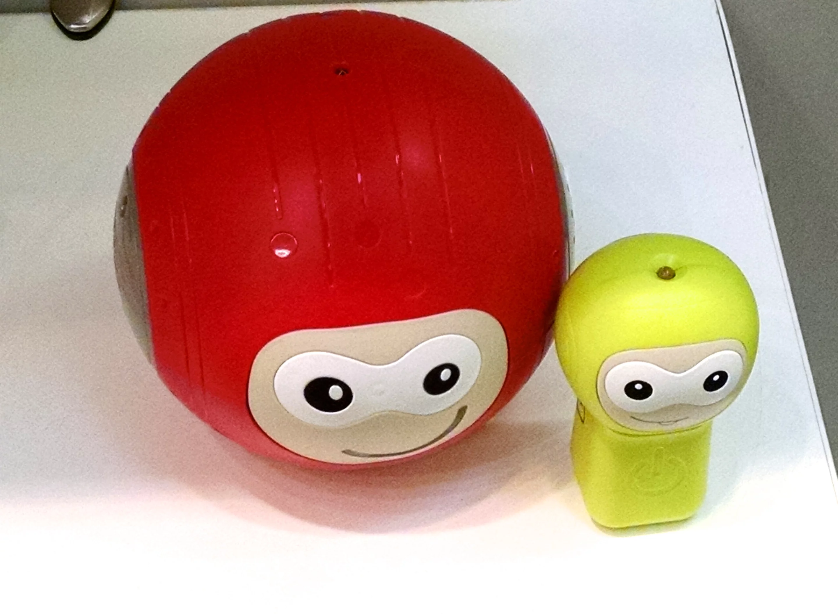 Not too different from the Sphero, but aimed at young children 12 months+, the Kick and Drive from Ukraine's Meli Dadi, is a remote controlled ball (Photo: C.C. Weiss/Gizmag)
