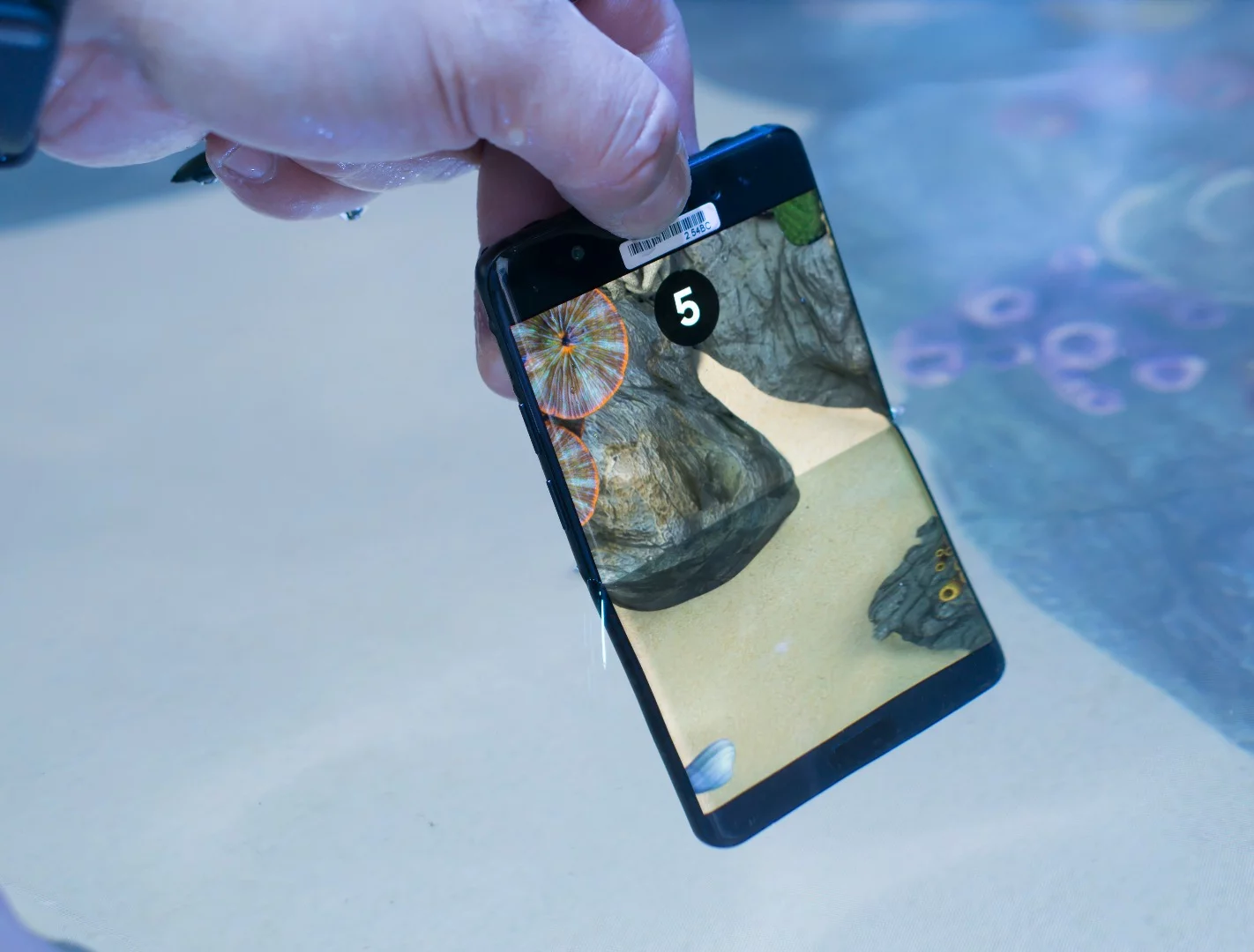 Taking the IP68 rated Note 7 for a dip