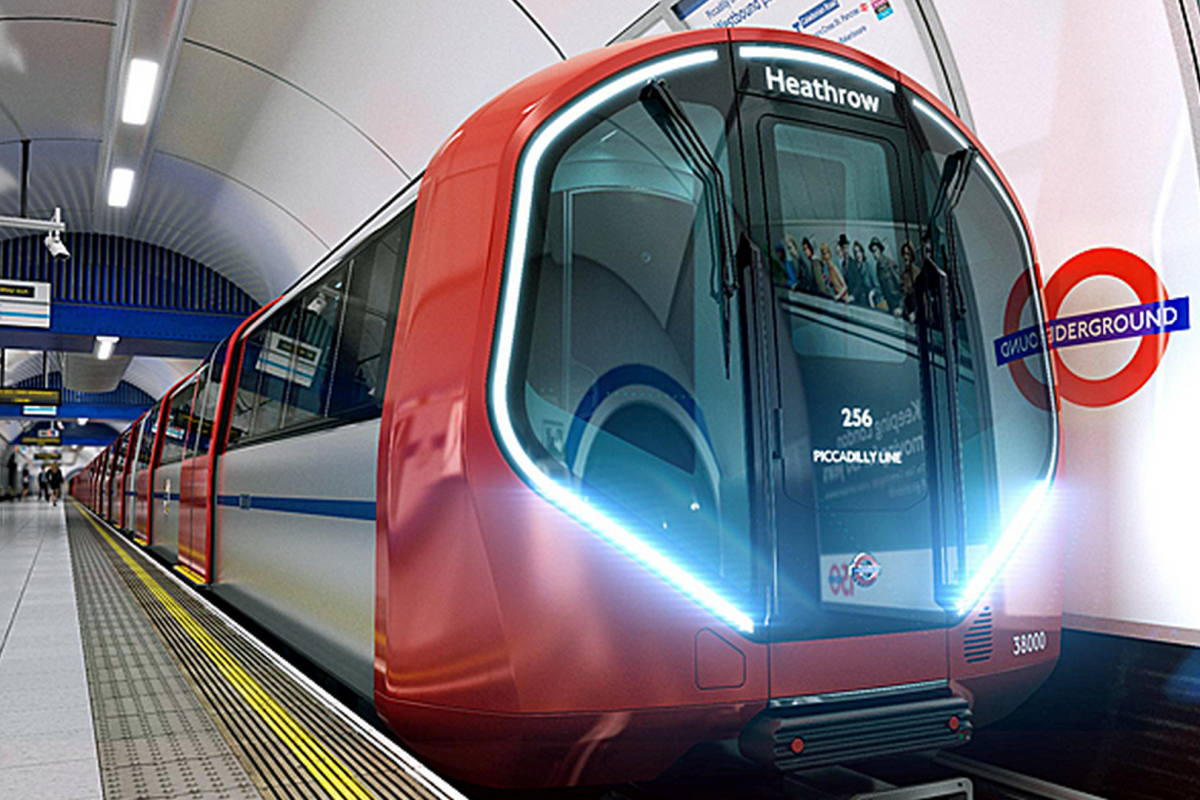 The new trains feature wider doors and walk-through carriages