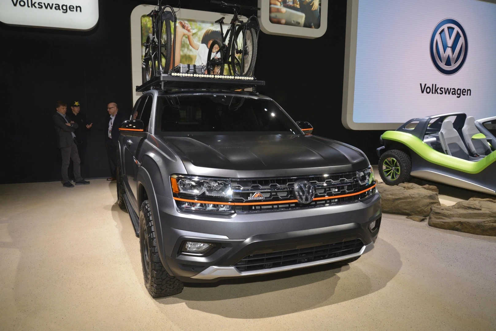 The VW Atlas Basecamp is powered by a 276-hp 3.6-liter V6 with 4Motion all-wheel drive