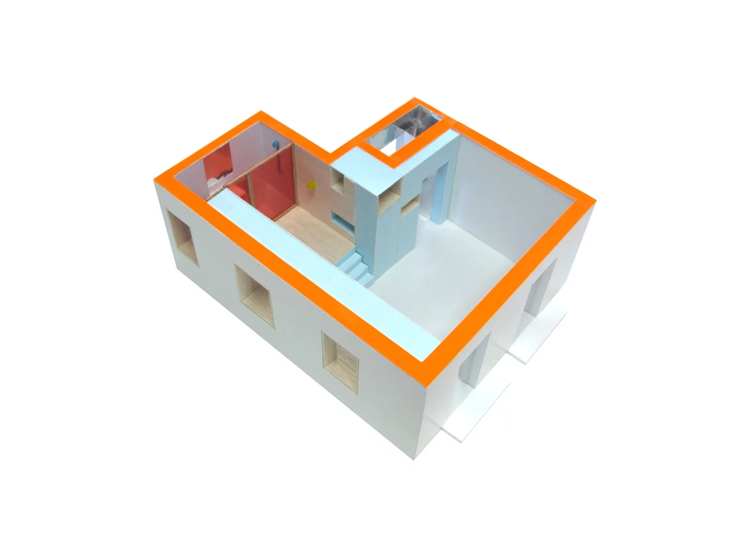 Floor plan of Yojigen Poketto home by Elii architects