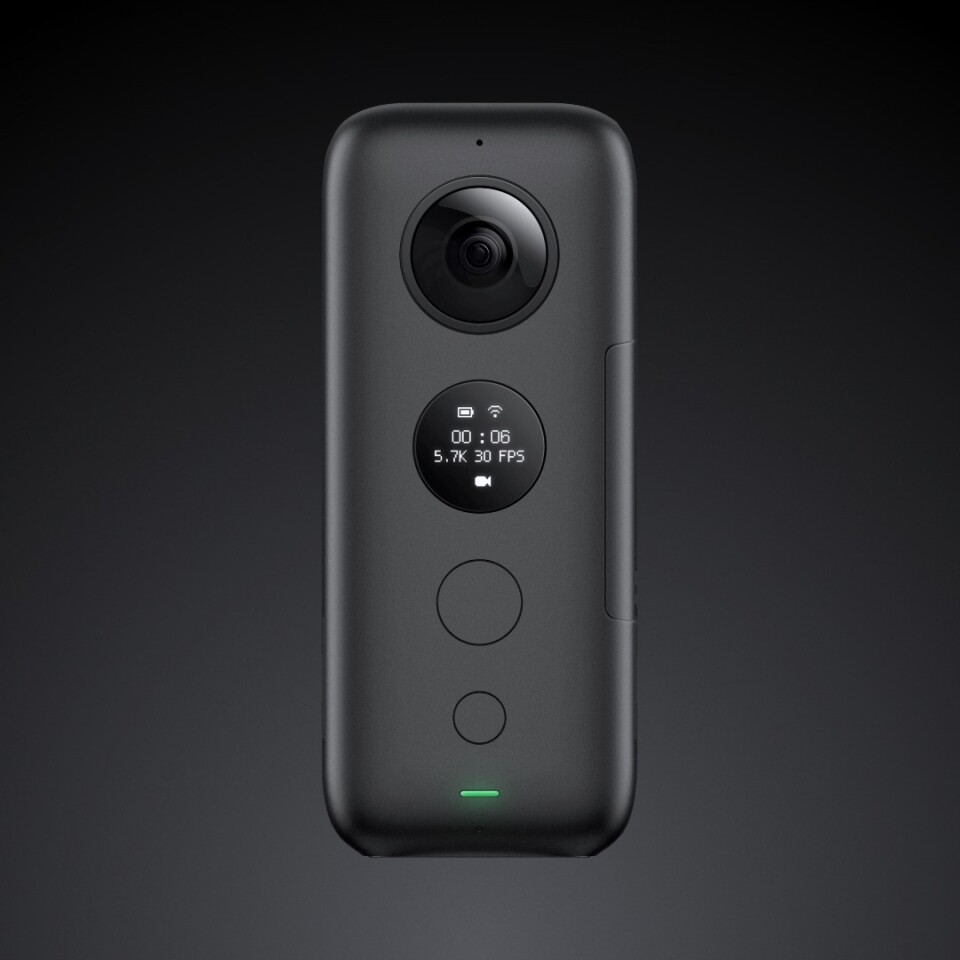 Insta360 One X: small front screen