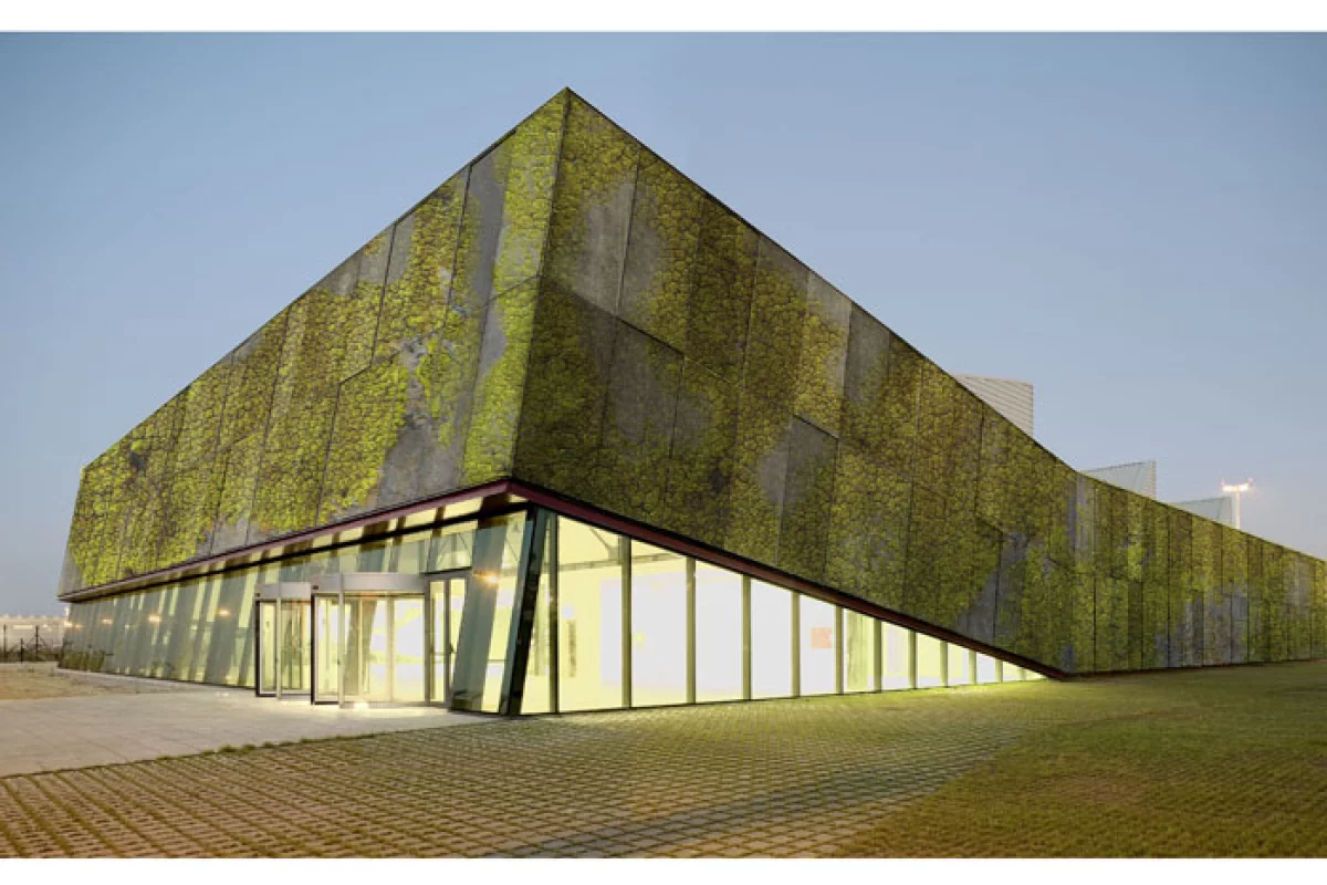 Biological concrete panels