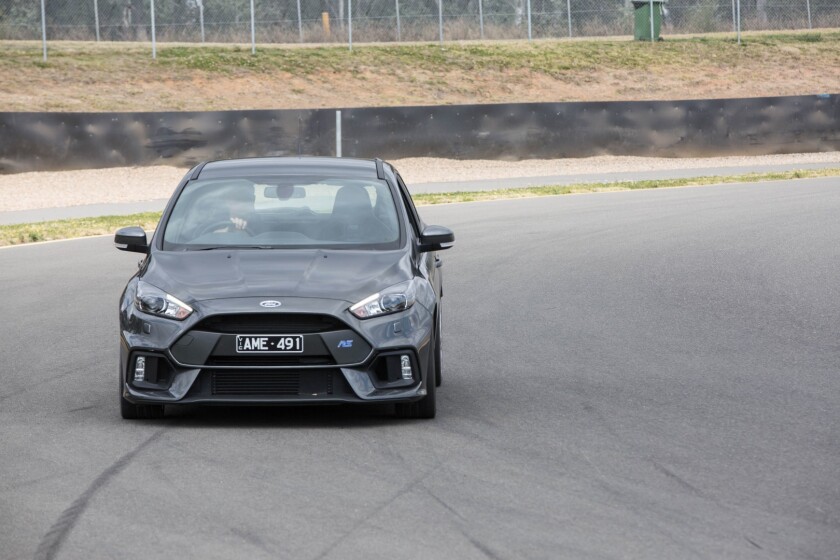 The Focus RS takes on the track