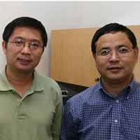 USC College associate professor Lin Chen, left, and Keck School associate professor Zuo-Zhong Wang worked on the nicotine study with research associate Cosma Dellisanti,