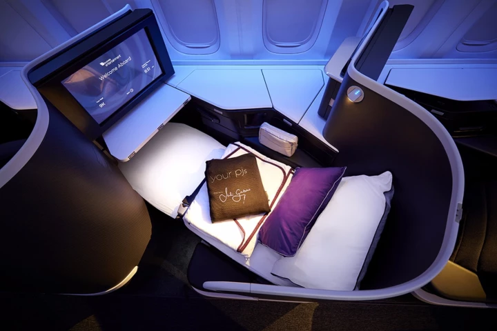 The new cabin layout is being installed on Virgin Australia's fleet of Boeing 777-300ER aircraft
