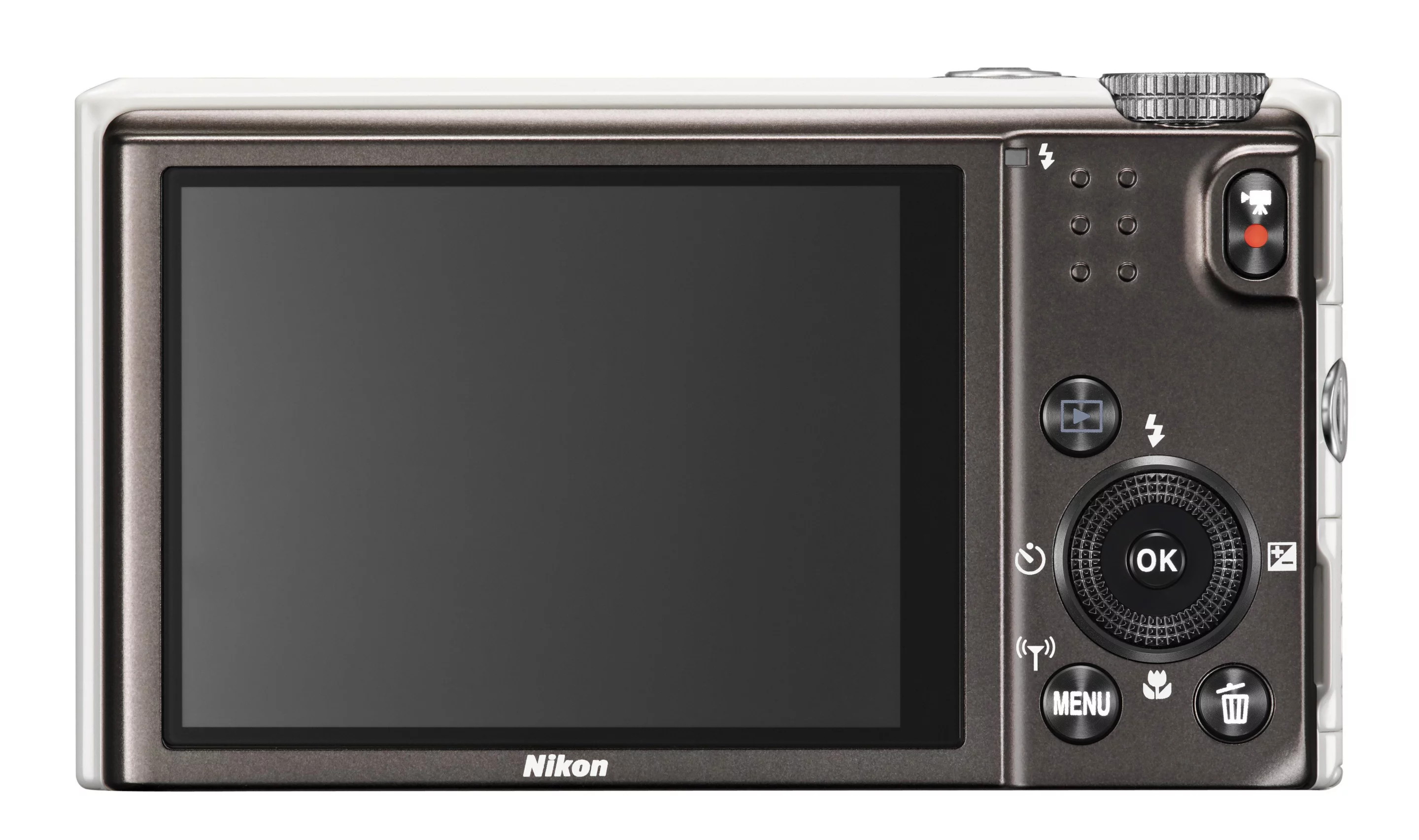 The Nikon Coolpix S9600 has a 3-inch 460k dot LCD monitor