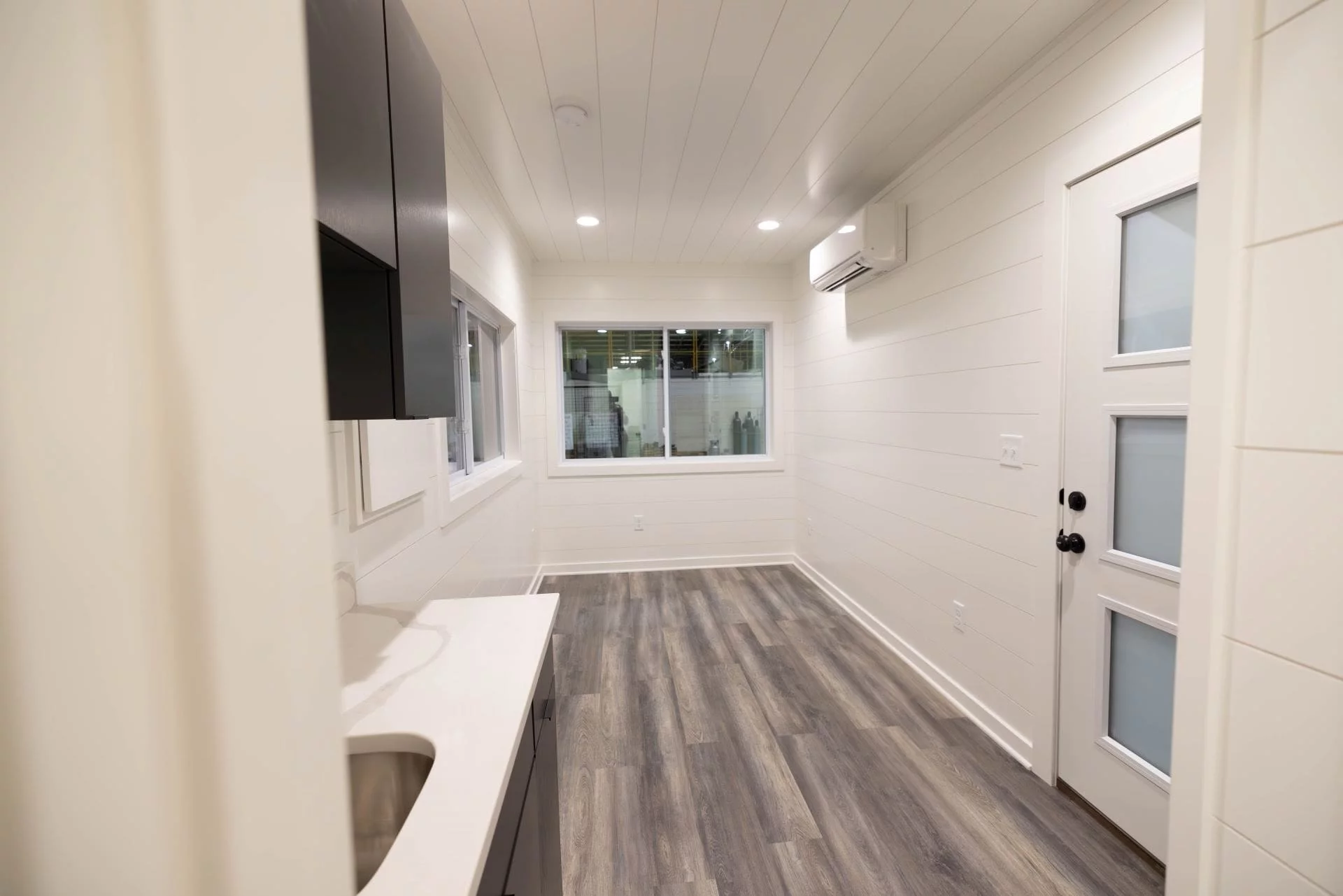 The Nook's interior layout is very open, flattering the limited floorspace