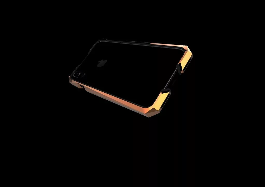 A 24 karat gold version of Gray's titanium iPhone X case can be picked up for a paltry $1,145