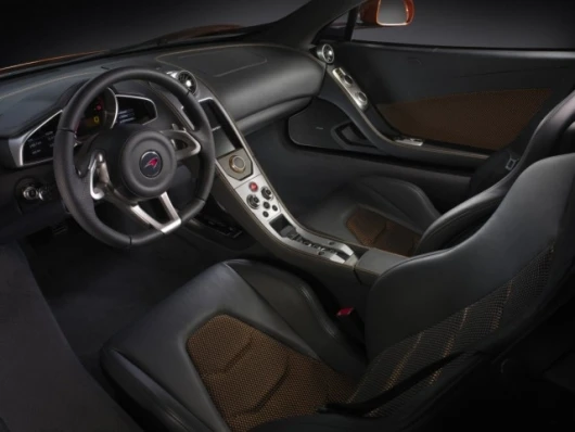 Comfort is paramount inside the MP4-12C, which can accommodate the 98th percentile of adults in comfort