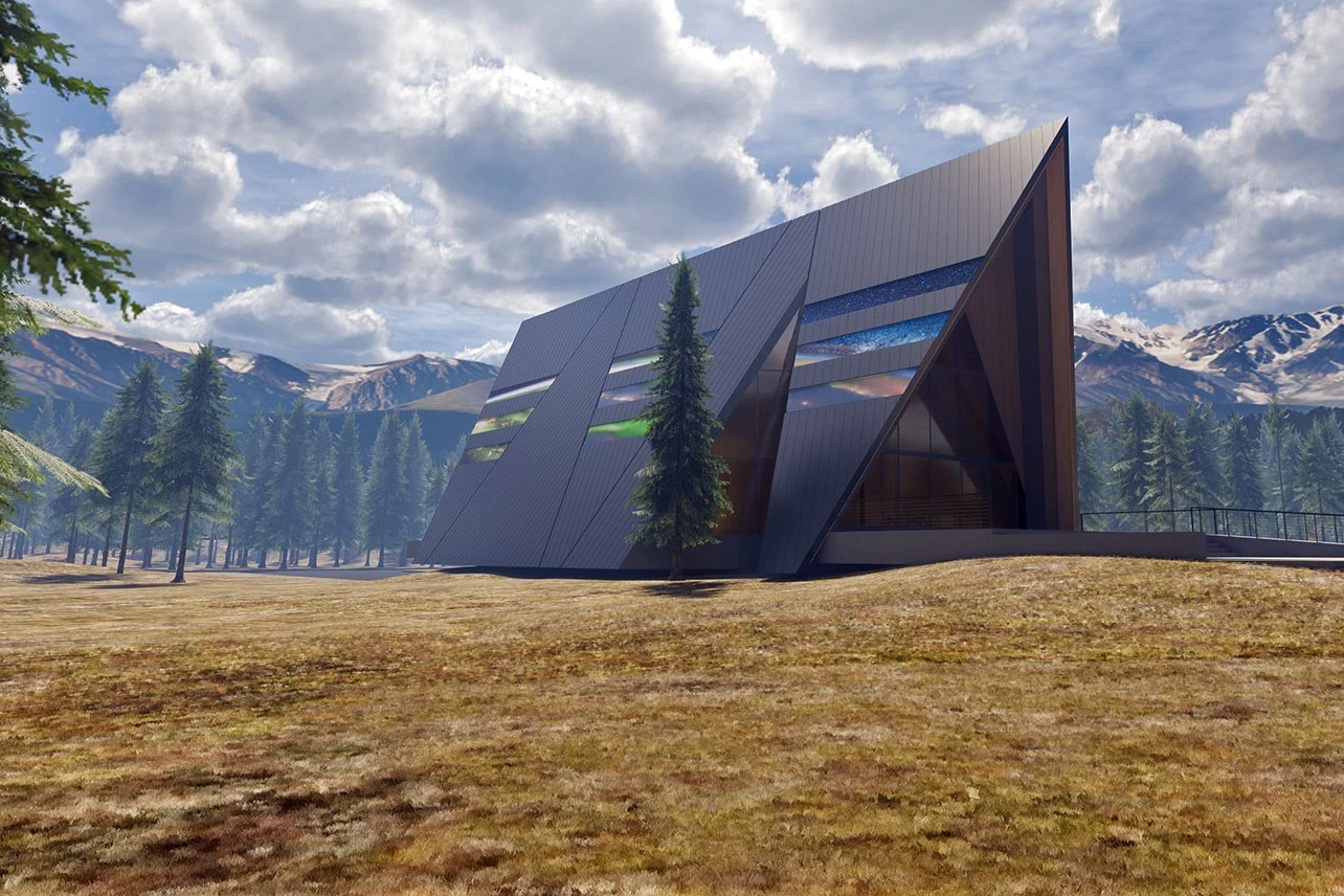 The Oklo Aurora A-frame design is meant to use space efficiently and look pretty