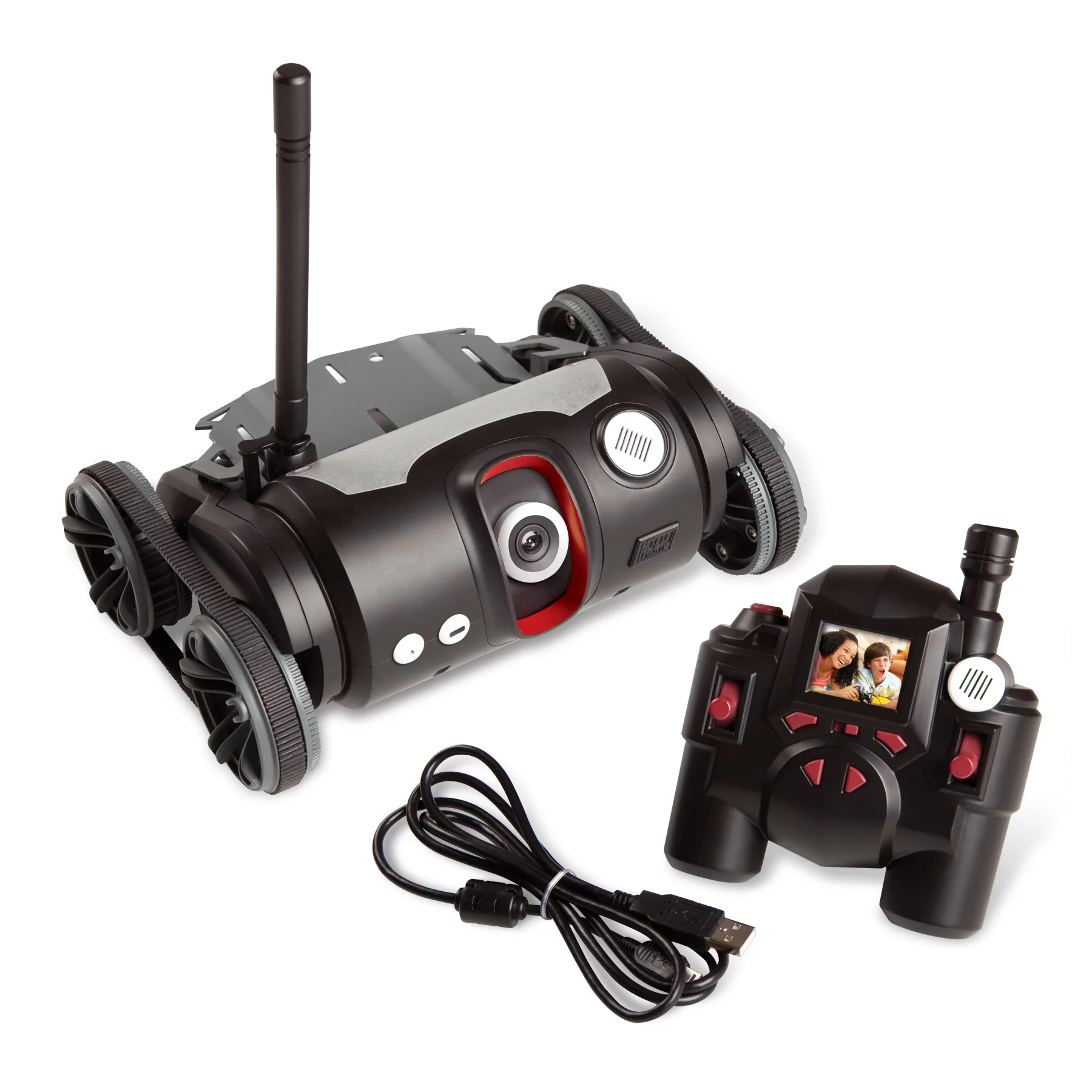 The spy video TRAKR toy is the first app-enabled, programmable remote-controlled video vehicle