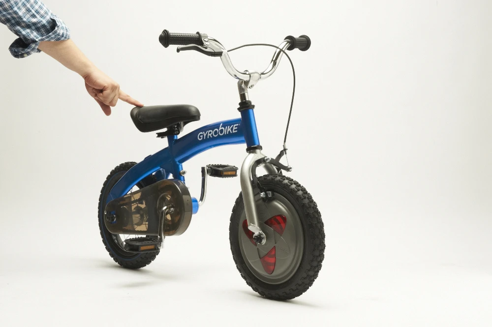 The gyroscopic balance and stability aid is now about to enter the next stage in its evolution with the release of the 3-in-1 Gyrobike in Europe