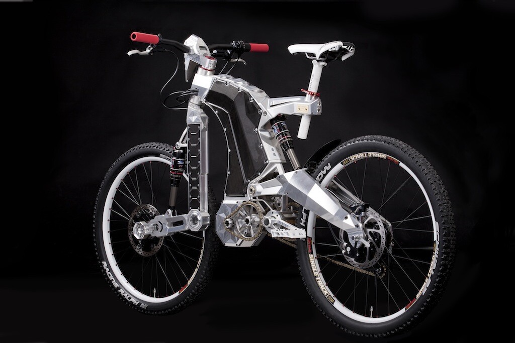 The Terminus Biceps edition with a strange-looking, one-of-a-kind, single-arm suspension system at the front