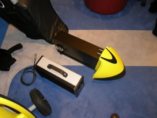 The Seabob's removable accumulator cell