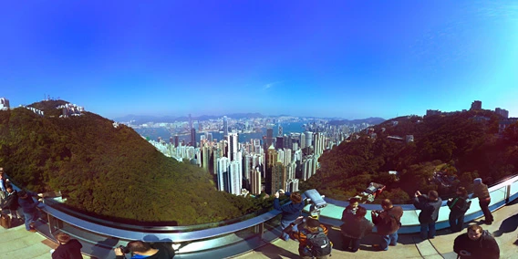 360 degree images captured on the Panono can be viewed via a tablet or smartphone app