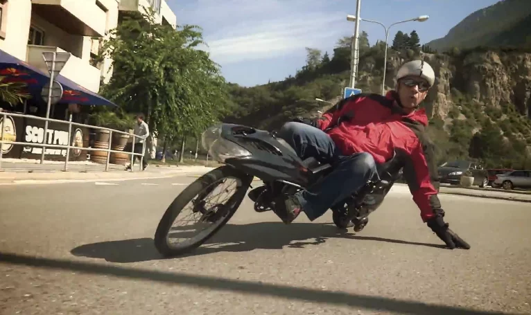 The Joystick Bike replaces the ubiquitous bicycle handlebars with – you guessed it – a joystick