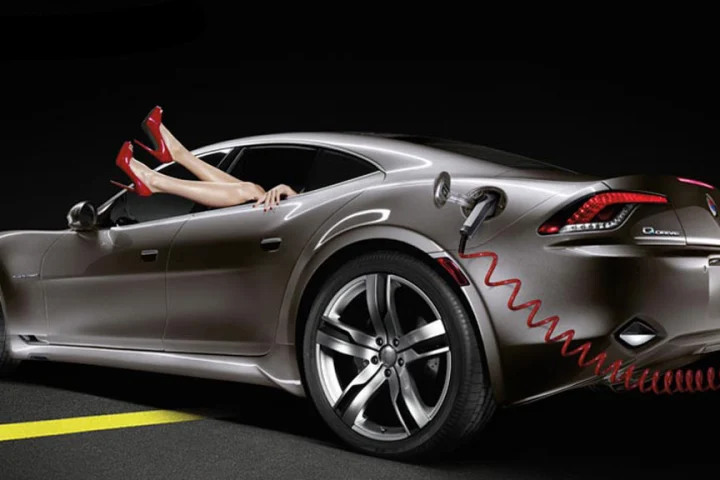 The Karma plug-in hybrid electric vehicle from Fisker Automotive