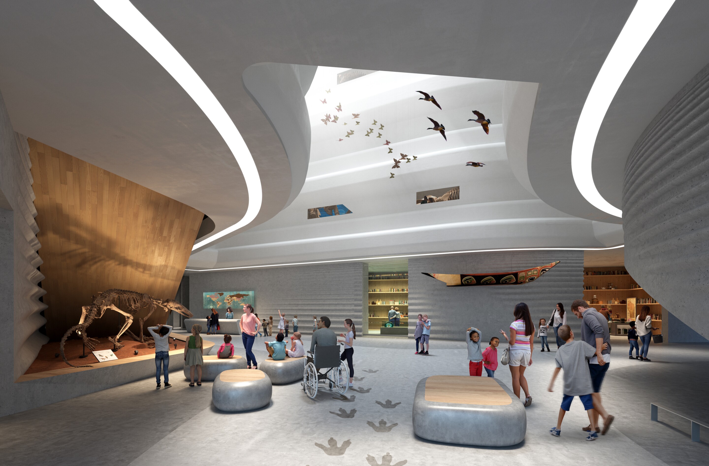 The Milwaukee Public Museum will measure 200,000 sq ft (roughly 18,600 sq m), spread over five floors
