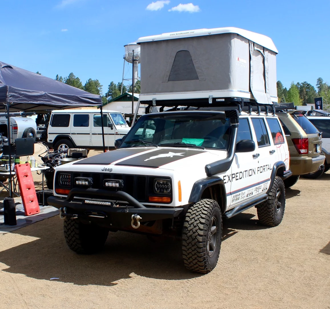 Expedition Portal Jeep Cherokee camper rig