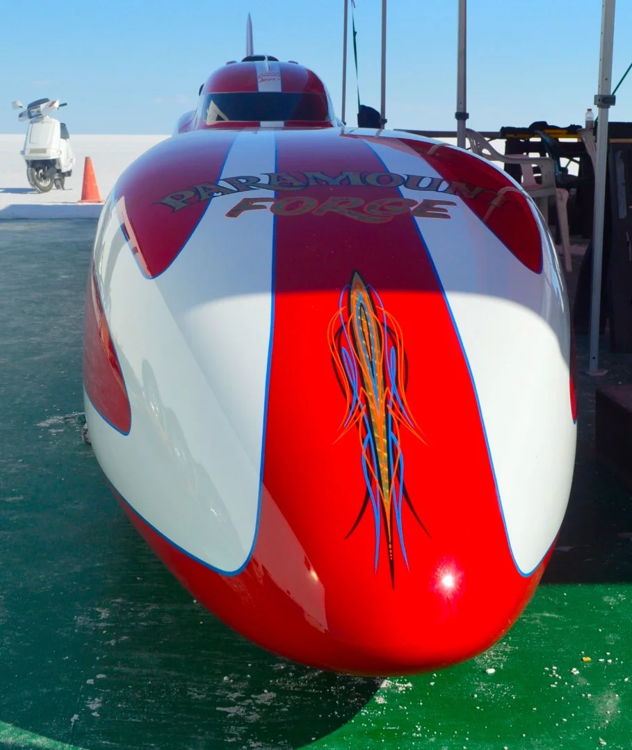 Ferguson Racing #75 is listed with a 421-ci Ardun Chrysler V8 engine