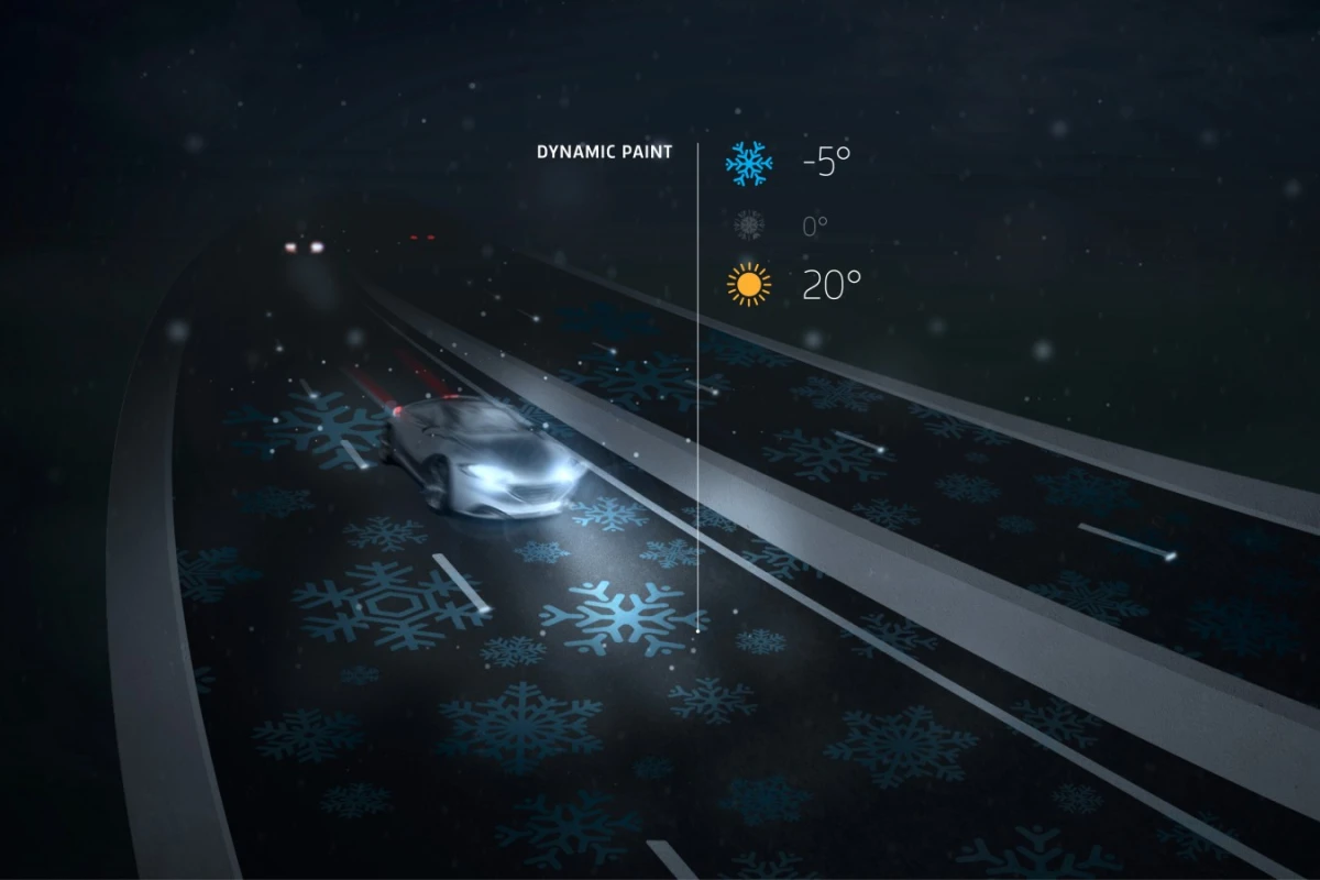 Dynamic Paint is one of the innovations planned for the Smart Highway project