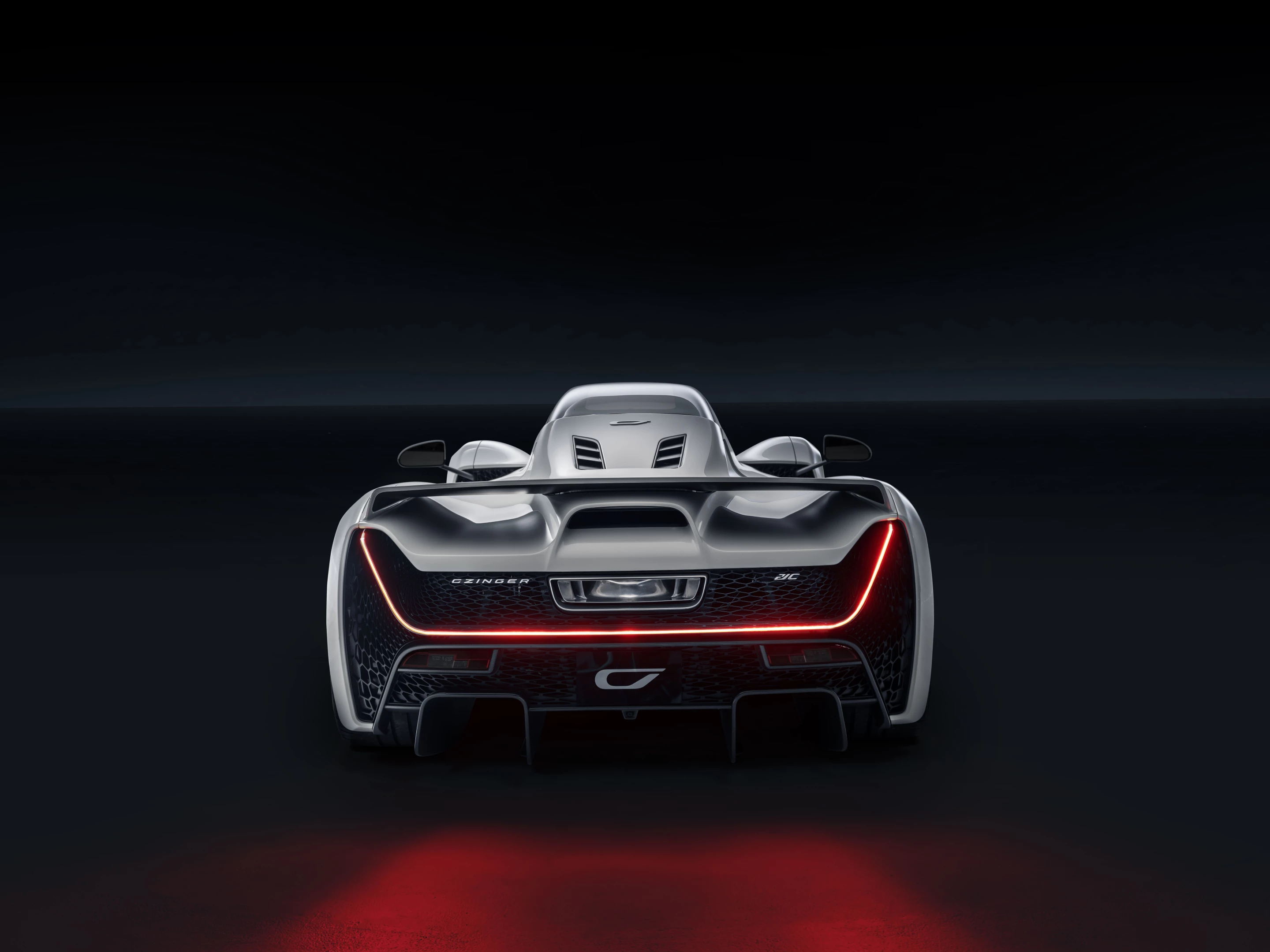 A distinctive rear