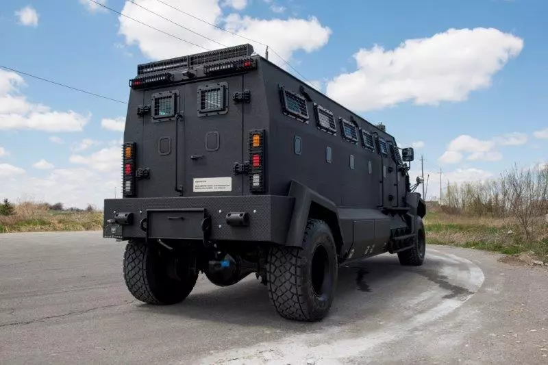 The passenger compartment and engine bay can withstand fire from an AK-47