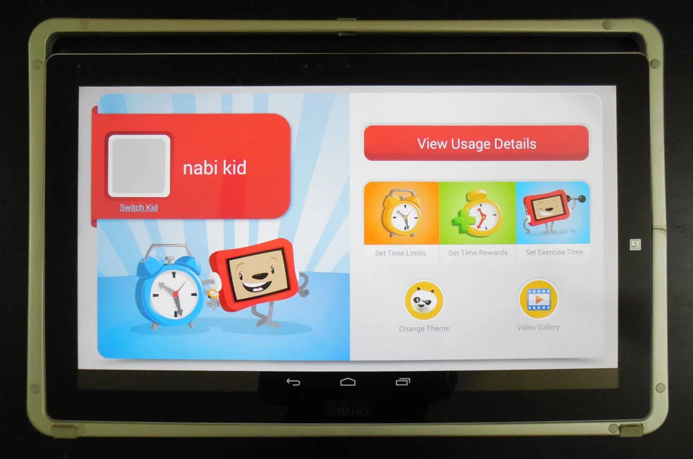 Parents can limit the tablet usage within the parental controls (Photo: Lakshmi Sandhana/Gizmag.com)