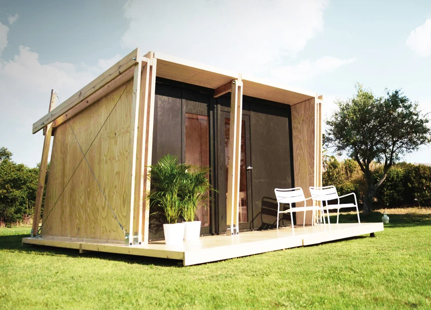 The Vivood could serve as glamping retreat, guesthouse, or a basic tiny house (Photo: Vivood)