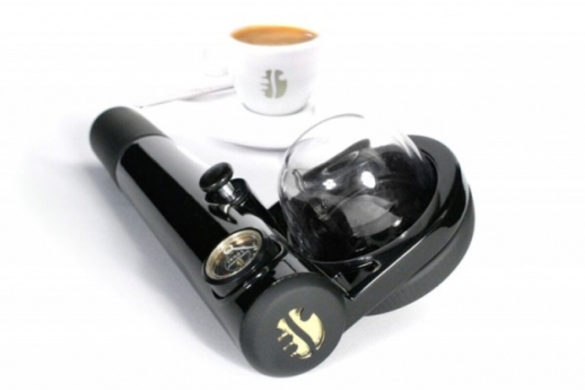 Real coffee around the campfire Handpresso portable espresso maker