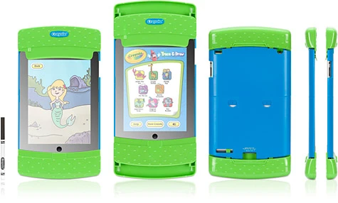 The Crayola Trace and Draw includes a durable static peel screen shield, for avoiding smudges and fingerprints on the iPad's screen
