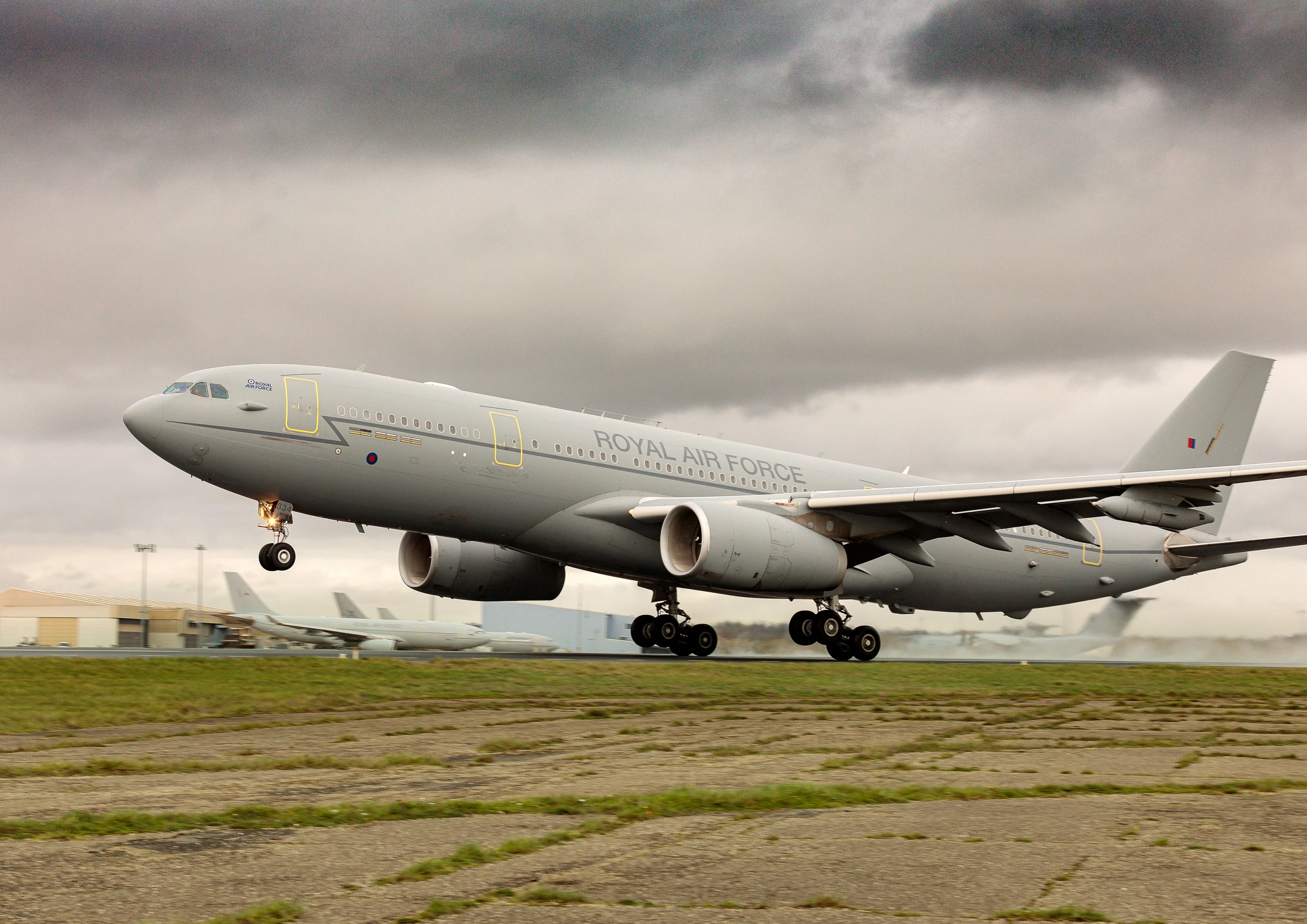 The test flight used an RAF Voyager air-to-air refueling aircraft
