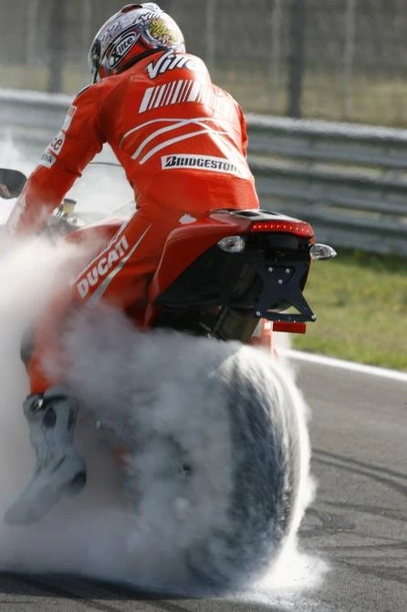 The Ducati Desmosedici RR in its first ever public appearance