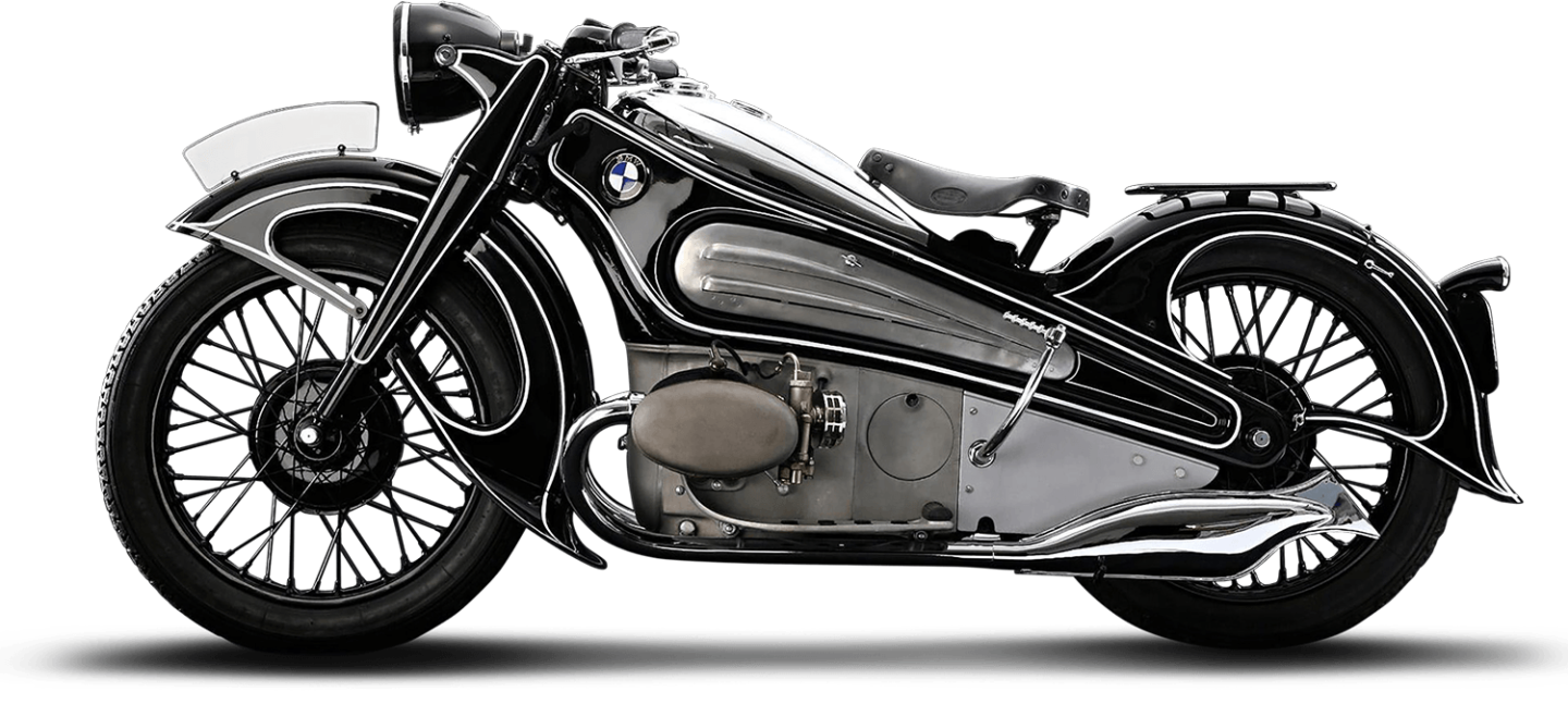 The original: BMW's R7 prototype from 1934, restored between 2005-2007 by BMW