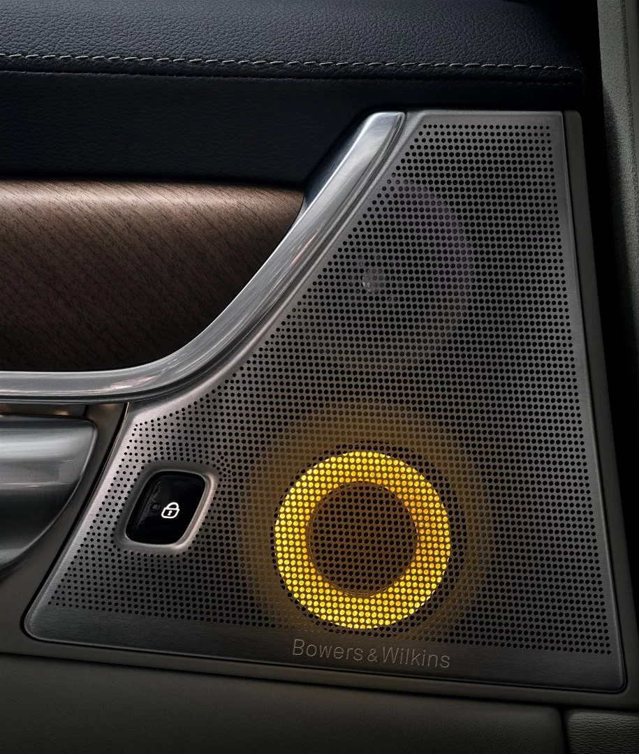The audio elements of the concept play over the B&W sound system