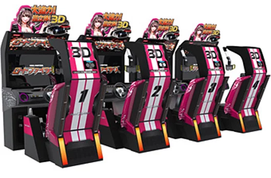 3D racing hits arcades with Road Fighters from Konami