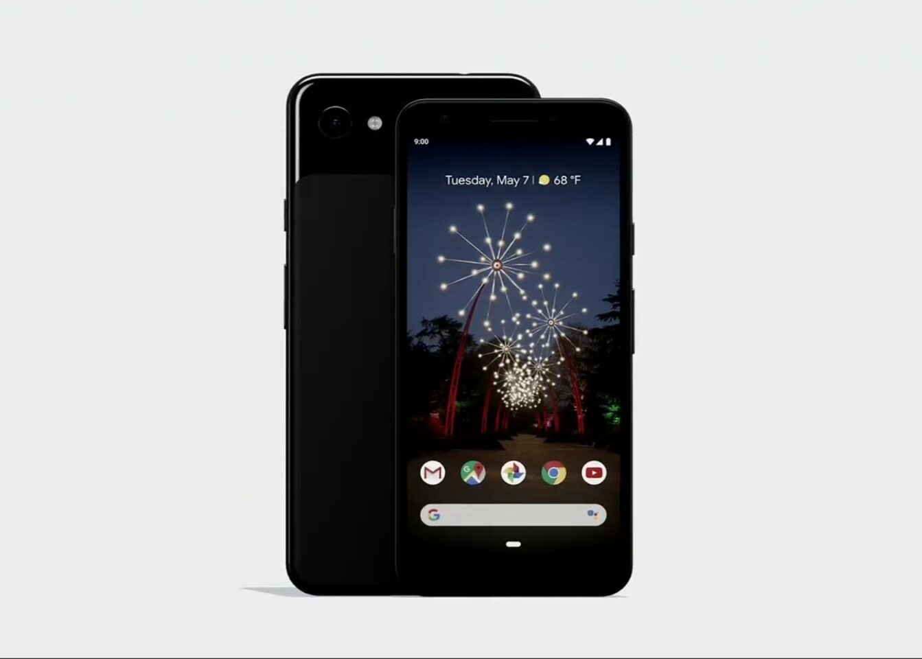 Your choices are 5.6-inch (Pixel 3a) or 6.0-inch (Pixel 3a XL) displays