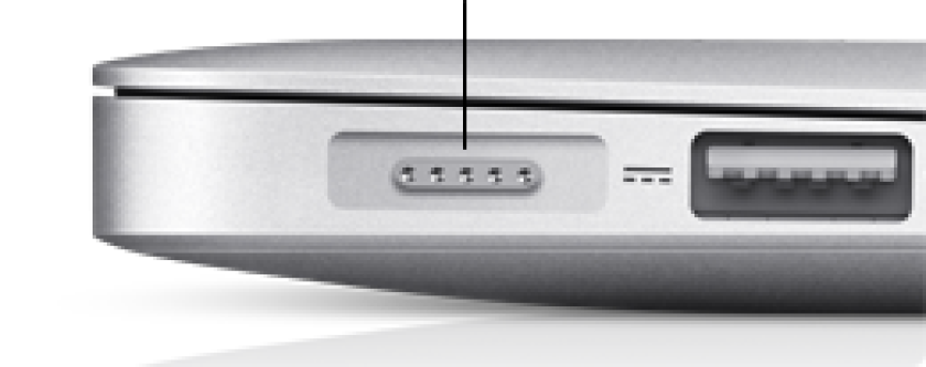 Magnetic power connector of the new MacBook Air