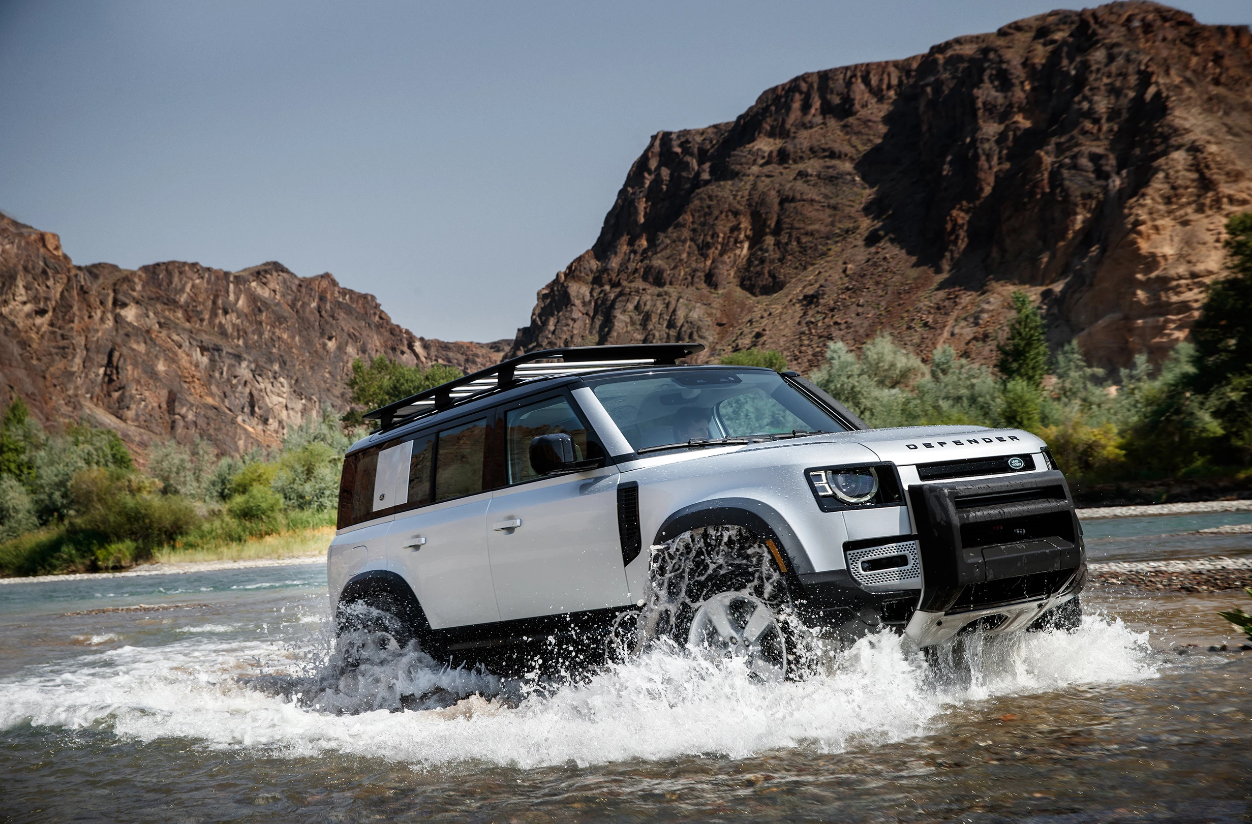 The Land Rover Defender 110 makes its way back to US shores